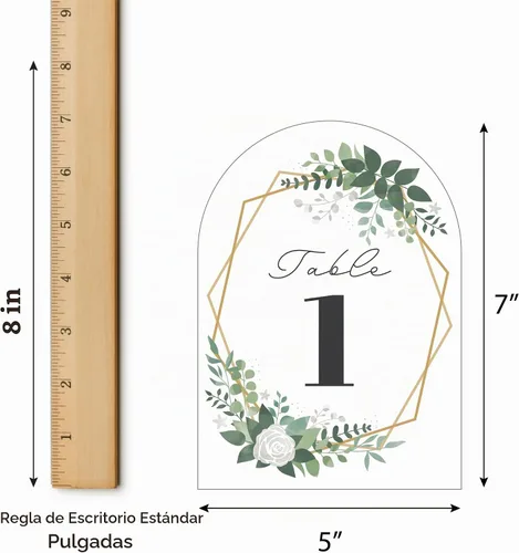 Vista 7 de Big Dot of Happiness Tarjetas de números de mesa boho – Tarjetas de doble cara de 5 x 7 pulgadas, tarjetas de boda, recepción, fiesta, eventos