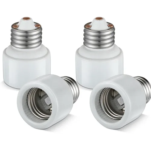 Vista 9 de Extensor de Enchufe de Luz, Adaptador de Extensión de Enchufe de Porcelana, Adaptador Extensor de Enchufe de Bombilla de Rosca Media Estándar E26 a