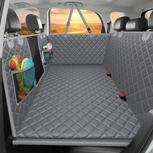 Vista 21 de URPOWER Extensor de asiento trasero para perros, funda de asiento de coche Todo negro
