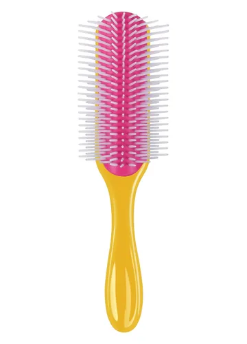Vista 8 de 2 cepillos de pelo para mujeres y hombres, 7 filas y 5 filas, rizado, húmedo o seco, cepillos clásicos para cabello grueso natural, separación