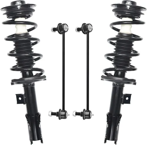 Vista 92 de Detroit Axle - 4 barras estabilizadoras de puntales delanteros para Kia Forte Koup 10-13 12-13 Forte5, puntales y barras estabilizadoras de resorte