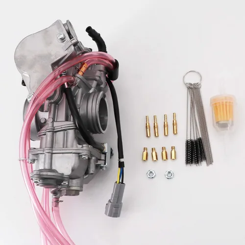 Vista 2 de KIPA Carburador para Yamaha WR250 WR250F YZ250F 2001-2013 FCR38 FCR 1.496 in Rendimiento Carb lateral plano Reemplazar # 5XC-14101-G0-00