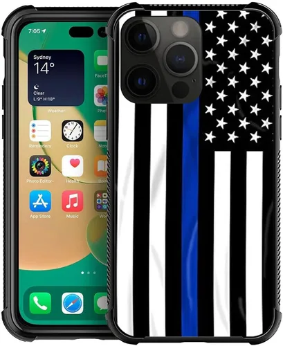 Vista 43 de ZHEGAILIAN Funda compatible con iPhone 14, funda de munición AK 47, parte trasera de vidrio templado+funda protectora de TPU de silicona suave