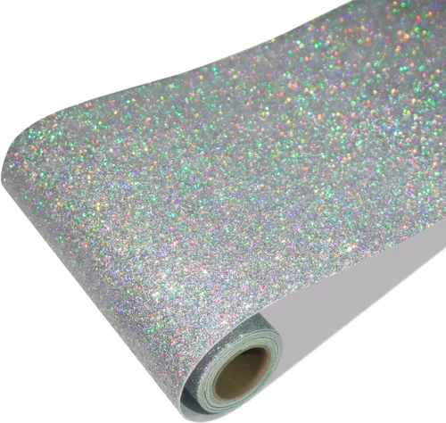 Vista 12 de CRE8TIVE Papel tapiz marrón oscuro con purpurina, borde de pared para despegar y pegar, 8 x 80 pulgadas, papel tapiz de tela brillante, extraíble