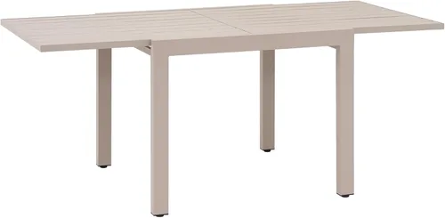 Vista 11 de Soleil Jardin Mesa de Comedor Extensible de Aluminio para Patio, 63" - 105", Mesa Rectangular Ajustable para Interiores y Exteriores con Superficie
