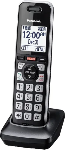 Vista 14 de Panasonic Teléfono con cable/inalámbrico con contestador, bloque de llamadas avanzado y grabación de 2 vías, 2 teléfonos ampliables hasta 6