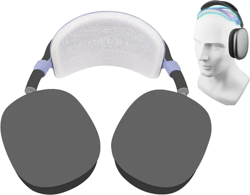 Vista 12 de SOULWIT Almohadilla de alivio de presión con diadema para AirPods Max, protector ergonómico y ligero mejorado para la cubierta de la correa