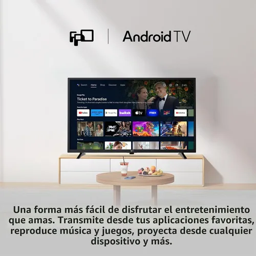 Vista 4 de FPD 43 televisión ultra fina elegante elegante de Android TV LED