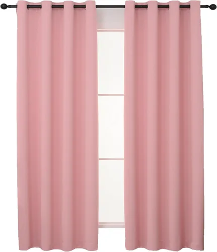 Vista 36 de Pickluc - Paneles de cortinas opacas con ojales, cortinas para bloquear la luz para el dormitorio, aisladas térmicamente, reducción de ruido