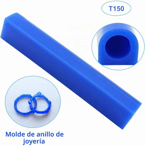 Vista 2 de 2 tubos de anillo de cera tallada T150 para hacer anillos, suministros