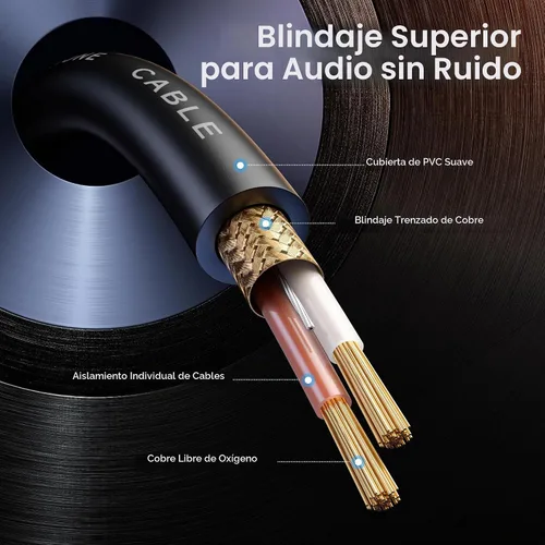 Vista 7 de Cable Matters Cable de 0.1 in a XLR, macho a hembra, 6 pies