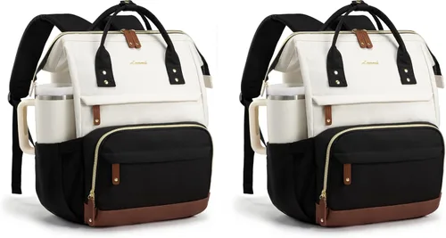 Vista 27 de LOVEVOOK Mochila para laptop para mujer, 15,6 pulg., Tradicional