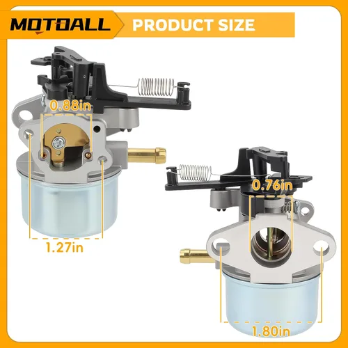 Vista 3 de MOTOALL Carburador 110P02 0003 F1 110P02 0003 F4 para Craftsman Troy Bilt 190cc lavadora a presión para 594287 799154 595390 591597 593380 120P02