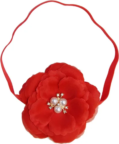 Vista 7 de Mameluco de verano con diseño floral y volantes para niña bebé, con diadema