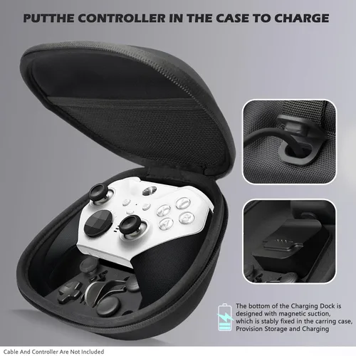 Vista 3 de Sedicoca Complete Component Pack for Xbox Elite Series 2 Core - Accessories 15 in 1 Metal Thumbsticks Replacement for Xbox One Elite Series