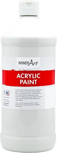 Vista 35 de Handy Art Pintura acrílica, juego de 12 colores, botellas de 16 onzas, acrílico líquido para estudiantes semibrillante, consistencia de flujo
