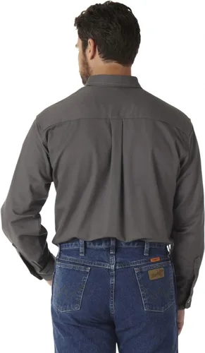 Vista 2 de Wrangler Riggs Workwear Camisa de trabajo FR ignífuga con dos bolsillos para hombre