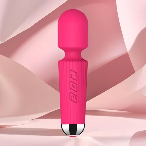 Vista 9 de Mini masajeador personal inalámbrico de mano con vibración, 20 patrones y 8 velocidades, silicona suave, impermeable, recargable por USB y Negro