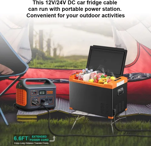 Vista 2 de Enchufe para encendedor de cigarrillos para nevera de coche compatible con Alpicool Dometic ARB ICECO Setpower Rockpals Aspenora Ausranvik AstroAI