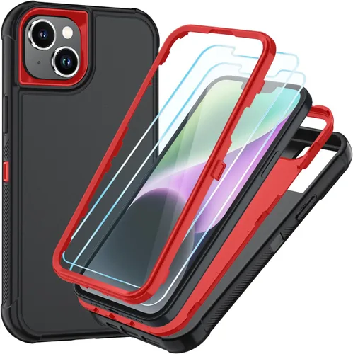 Vista 37 de SunStory Funda compatible con iPhone 11 con protector de pantalla HD, 3 capas de alta resistencia de cuerpo completo, funda protectora híbrida 3