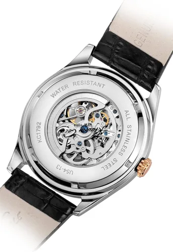 Vista 5 de Kenneth Cole New York de los hombres kc1792AutomaticReloj automático Rose Oro Bisel Correa
