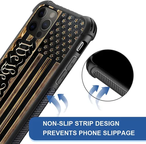 Vista 2 de DAIZAG Funda compatible con iPhone 13, protección completa, a prueba de golpes, antiarañazos, funda de poliuretano termoplástico para hombre