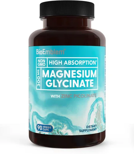 Vista 2 de BioEmblem Glicinato de magnesio con zinc y vitamina D3 K2