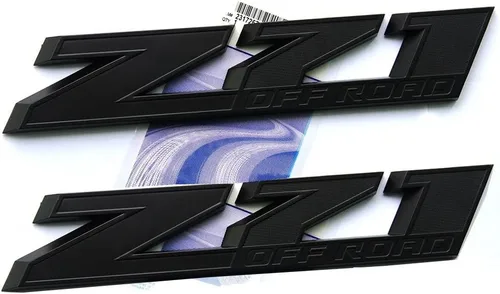 Vista 2 de Paquete de 2 emblemas OEM Big Z71 Off Road de 10 pulgadas compatibles con Colorado Tahoe Silverado Sierra Suburban 2500Hd 3500Hd Offroad 2009-2018