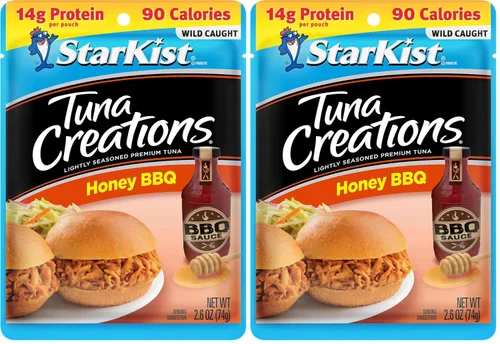 Vista 48 de StarKist Tuna Creations Ginger Sesame - Sabor de jengibre y sésamo para atún 14g Protein Per Serving, Wild Caught, Shelf Stable Seafood, Gluten
