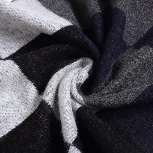 Vista 5 de FULLRON Bufanda de invierno para hombre, bufandas suaves y cálidas de cachemira