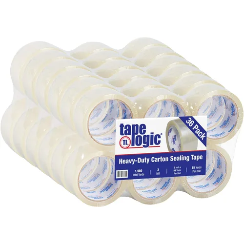 Vista 7 de Aviditi Tape Logic - Cinta de embalaje termofusible resistente, transparente de 2 pulgadas x 55 yardas, 3.0 mil, paquete de 6, perfecta