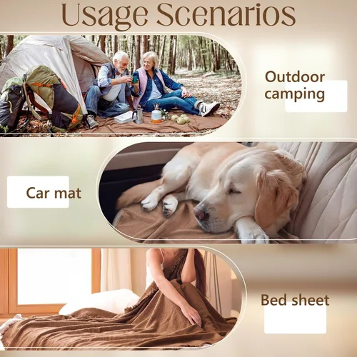 Vista 7 de Tegeme Fundas para sofá modular, 2 piezas impermeables en forma de L, tela polar tipo peluche, fundas para sofá para mascotas, perros y gatos