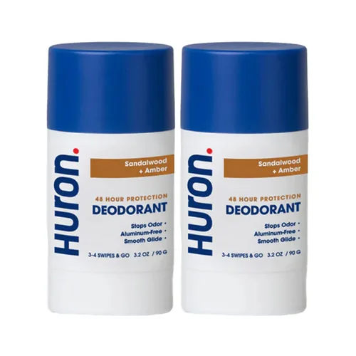 Vista 6 de Huron Desodorante sin aluminio: Citrus + Eucalyptus, (barra de 3.2 oz)