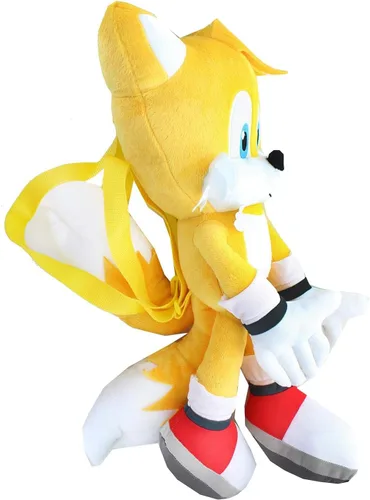 Vista 2 de Accessory Innovations Sonic The Hedgehog Tails - Mochila de felpa (17 pulgadas)