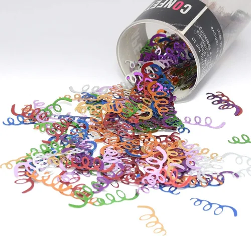 Vista 4 de Confeti Streamer Gold - Paquete al por menor #9467 QS0