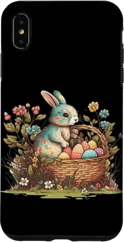 Vista 11 de Happy Easter Day Easter Bunny Happy Easter Egg Basket Case for iPhone 17
