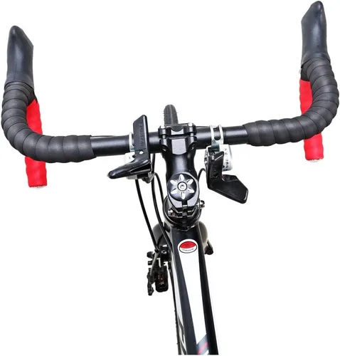 Vista 7 de EUROBIKE Bicicleta de carretera 700C Ruedas 19.3 in Marco para hombres y mujeres Bicicleta de carreras
