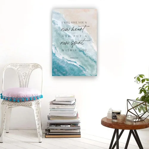 Vista 2 de Ezequiel - Póster de 36 y 26 escrituras con versículos bíblicos, arte de pared de oración, decoración de habitación para dormitorio, fotos