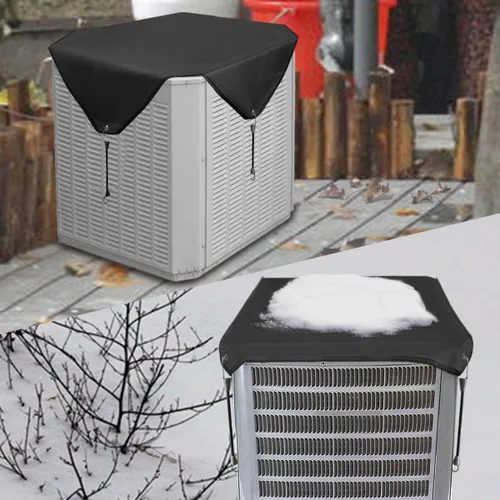 Vista 6 de Cubiertas de Aire Acondicionado Qualward para Unidades Externas, Cubierta de CA para Unidad Central al Aire Libre Resistente al Agua de Alta