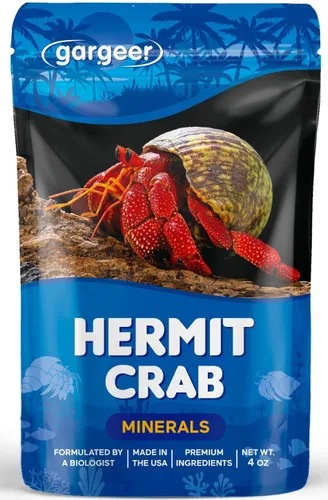 Vista 9 de Gargeer Golosina de Fruta y Frutos Secos para Cangrejo Ermitaño. Ingredientes Premium Deliciosos Sin OMG, para Satisfacer Todas las Necesidades