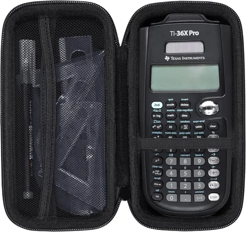 Vista 15 de khanka Funda de transporte para calculadora científica Texas Instruments TI-30Xa/TI BA II Plus/TI-30XIIS /TI-30XS MultiView/TI-36X Pro Engineering
