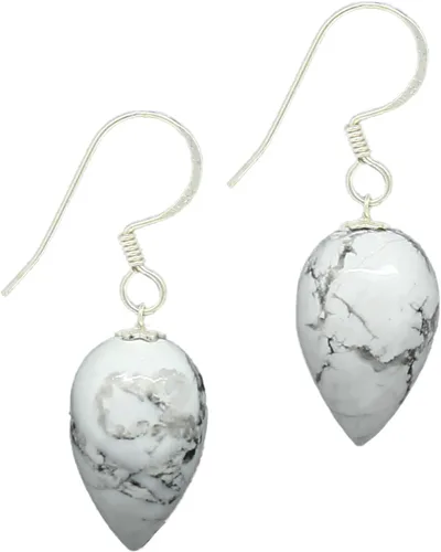 Vista 5 de Aretes colgantes para mujer, aretes de cristal de lágrima, joyas de piedras preciosas naturales, plata 925, uso diario, regalo para mamá, novia