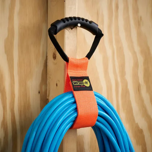Vista 5 de Correas Wrap-It Storage de fácil transporte - 17" (paquete de 2) Naranja Naranja (Blaze Orange)