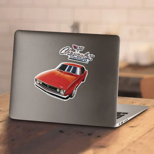 Vista 5 de Popfunk Camiseta clásica para coche Chevy Camaro 1967