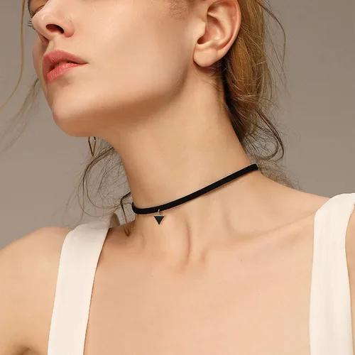 Vista 5 de Prohouse Black Womens Chokers Gothic Collar Lace Velvet Chocker Pendant Necklaces Set for Teen Women Girls