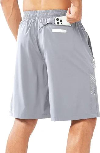 Vista 3 de NORTHYARD Pantalones cortos deportivos ligeros de secado rápido y de 7pulgadas para hombre, para senderismo, deportes, gimnasio, correr