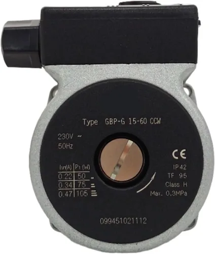 Vista 6 de Motor de bomba de circulación de agua para caldera de gas, 230 V, 50 Hz, para horno montado en la pared, bomba de agua, piezas de repuesto para 50