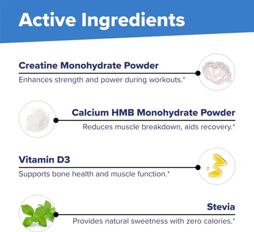 Vista 7 de Superior Source Creatine HMB - Monohidrato de creatina para apoyo muscular, recuperación y ejercicio - Sin colorantes - Sin sabor, 8.75 oz