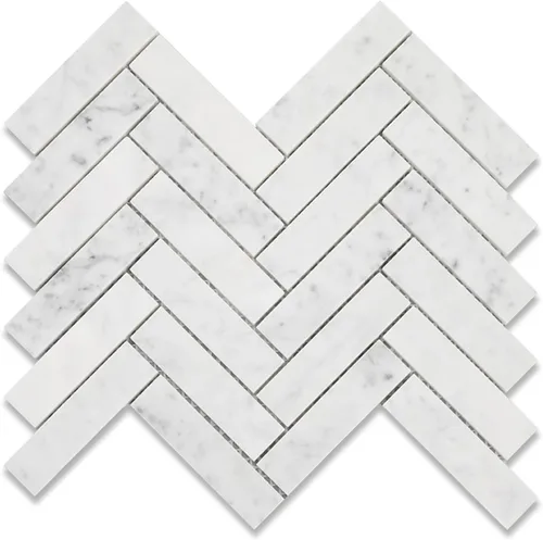 Vista 12 de Azulejo de mosaico de mármol, azulejos de mármol dorado Calacatta, cuadrado de 1 pulgada, afilado, para cocina, baño, pared, piso, 5 hojas/caja