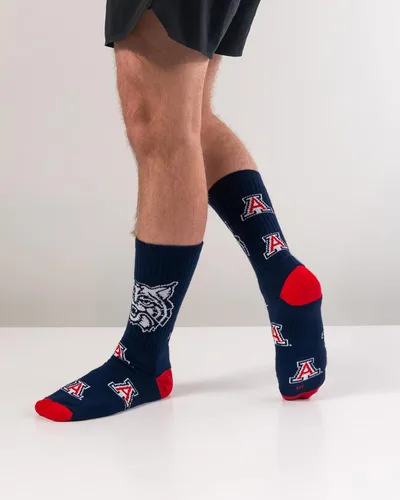 Vista 3 de TCK - Calcetines Mayhem de tripulación de longitud de pantorrilla para hombres, calcetines para día de juego